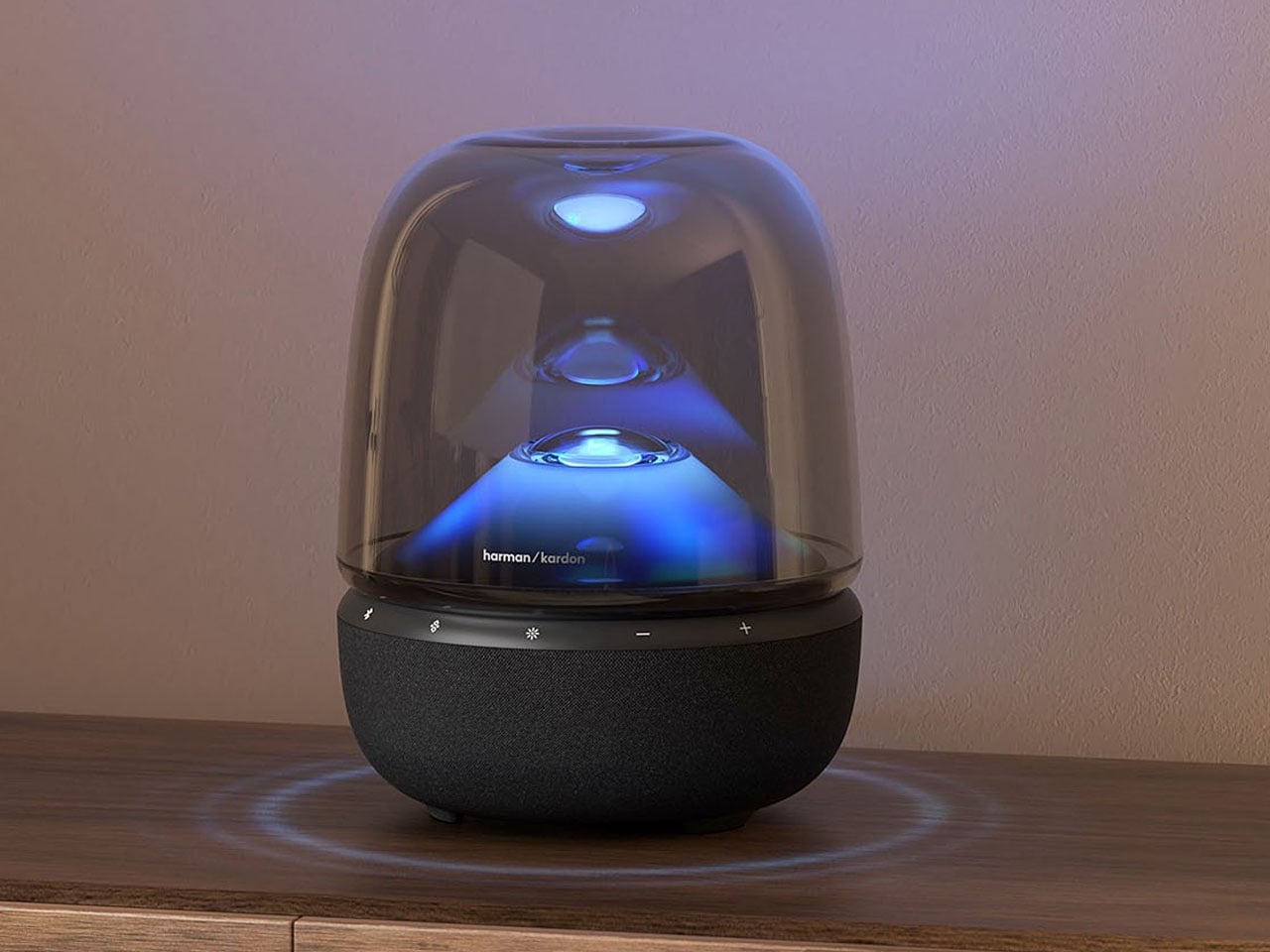 Harman Kardon Aura Studio 5 revives an iconic design with modern glow and immersive sound - Yanko Design