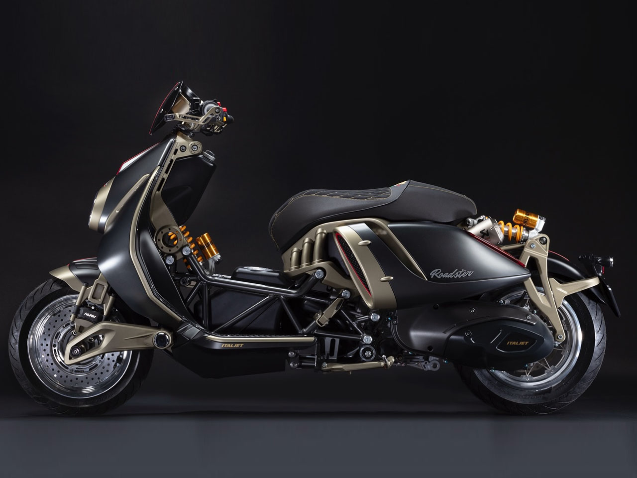 Italjet Roadster 400 is a fighter-jet-inspired scooter all set to redefine urban mobility - Yanko Design