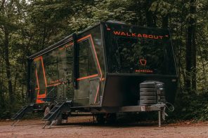 Walkabout 26 Max travel trailer impresses with sliding atrium-style ceiling, toy hauling capability