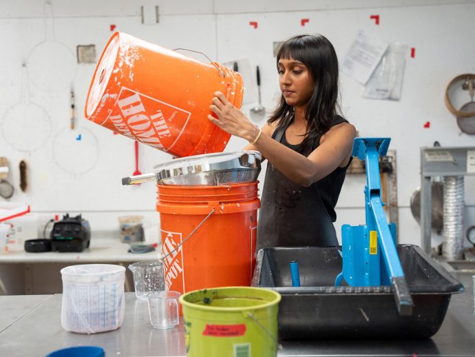 RISD’s $100K Loop Lab Creates Art Supplies From Campus Waste