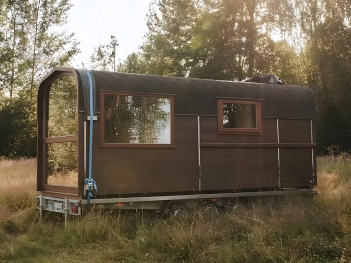This Swedish Tiny Cabin Starts At $16,600 & Brings Rustic Scandinavian Living Within Reach