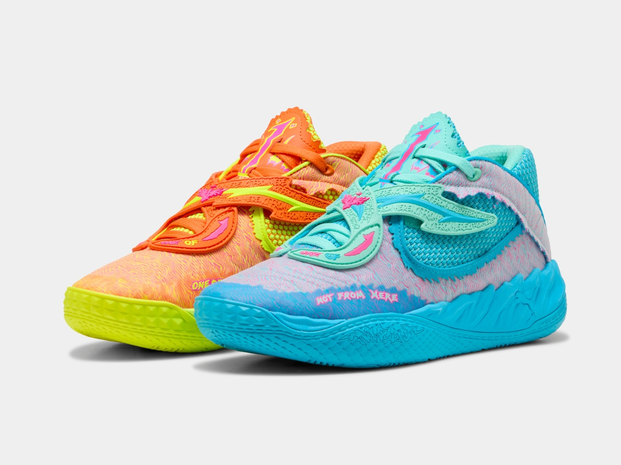 yankodesign.com - Ida Torres - Puma Just Dropped Mismatched Rick and Morty Basketball Shoes