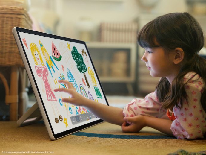 Samsung Movingstyle Screens Roll From Room to Room on Wheels