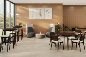 Silva Wood Collection by KFI Studios: Steam-Bent Beech Furniture Designed by Union Design