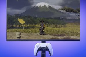 Sony made a PS gaming monitor with a holder for DualSense controller, and you can buy it soon