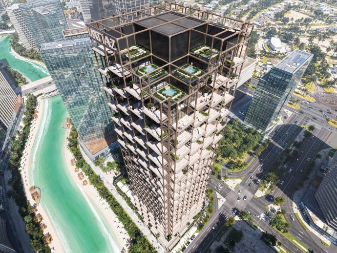 Zaha Hadid Architects’ Symphony Tower Weaves Emirati Tradition into Dubai’s Skyline