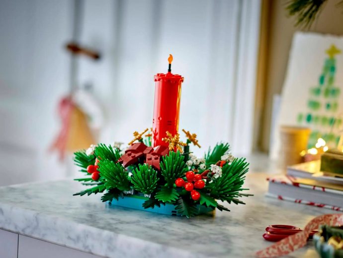 The $40 LEGO Christmas Set That’s Better Than Real Candles (And Safer)