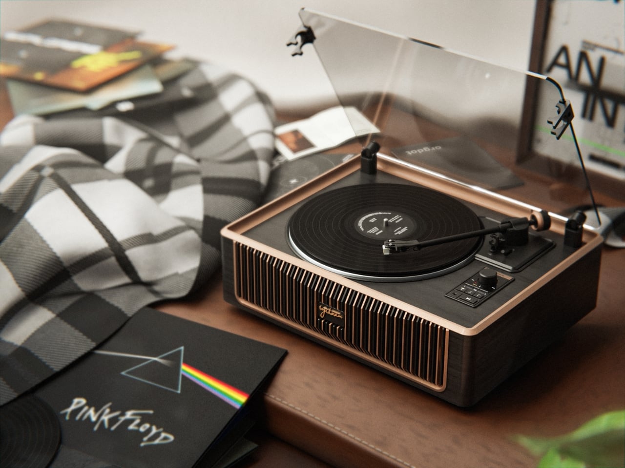 The Sleekest Vinyl Player of 2025 Hides Its Turntable Mechanism - Yanko Design