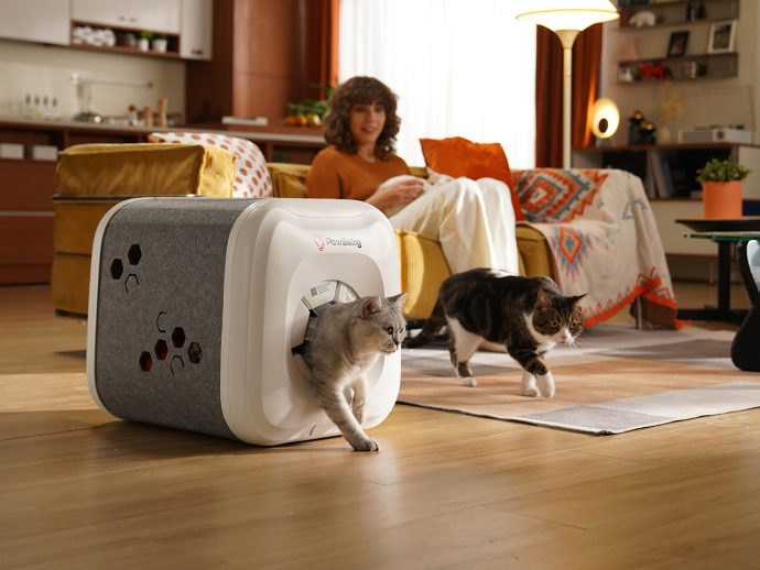 This Cat House Grooms With Bionic Tongue Combs and No Electricity