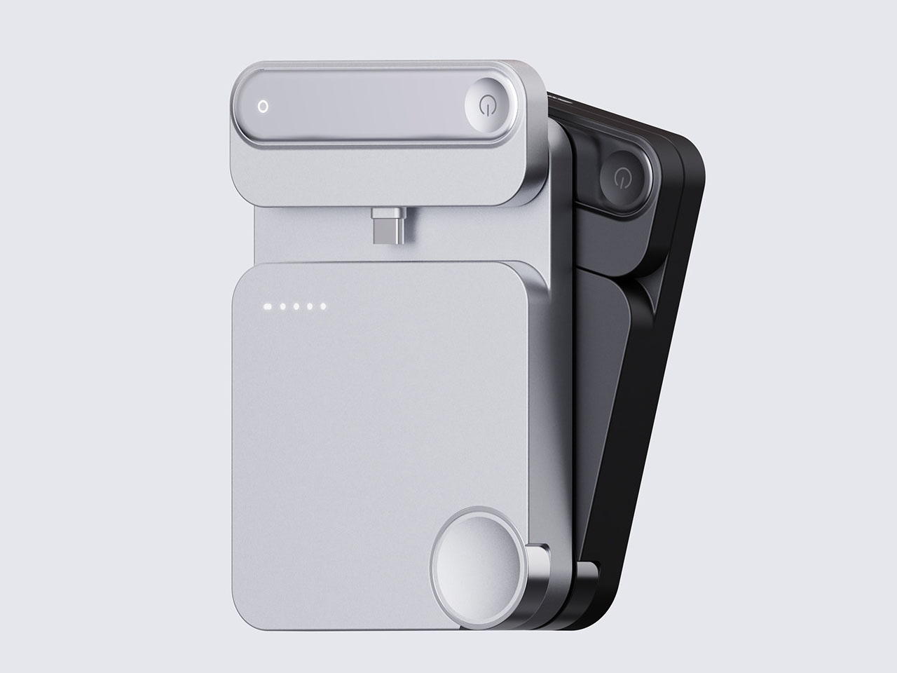 This modular power bank splits in two to match your charging needs throughout the day - Yanko Design