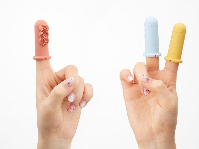 This Finger Toothbrush Makes Oral Care Fun for Tiny Humans
