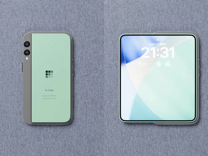 This Foldable iPhone Never Actually Folds, and That’s Genius