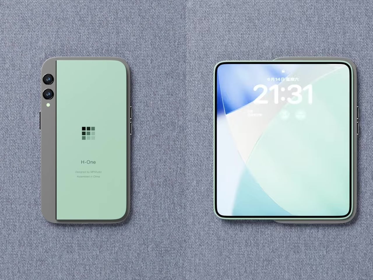 This Foldable iPhone Never Actually Folds, and That's Genius - Yanko Design