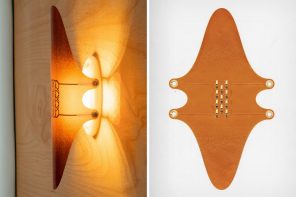 This Printed-Circuit Sconce Turns Exposed Electronics Into Functional Sculpture