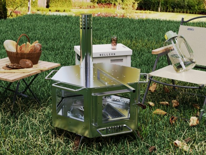 This Stove Just Reinvented Firewood With Stainless Steel