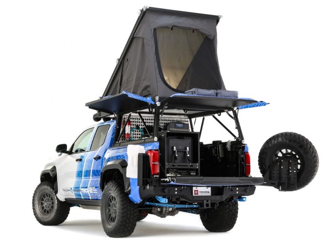 Toyota Tacoma H2-Overlander wins hearts by running on hydrogen and making its own water