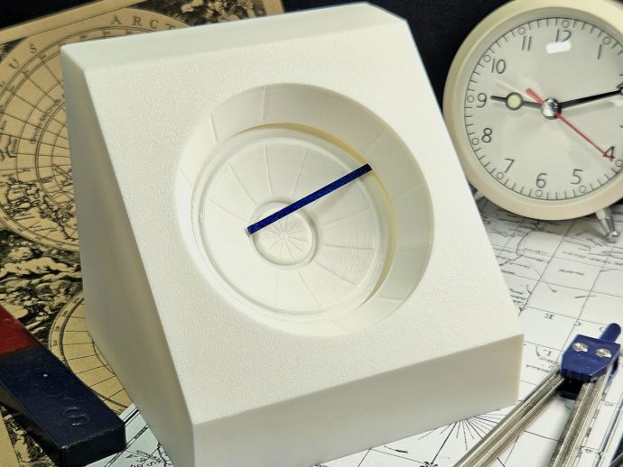 Trace Line Clock Uses a Single Hand to Sketch Time as a Moving Line
