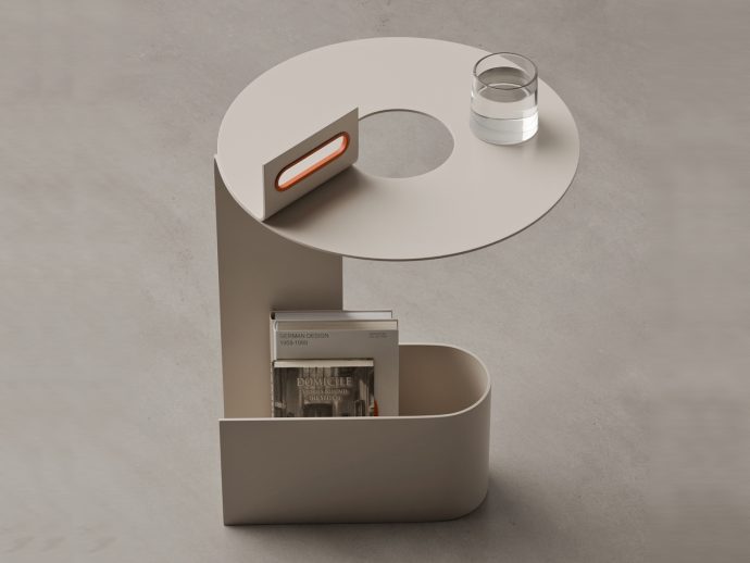 TWIST Bends One Metal Sheet Into Table, Storage, and Handle