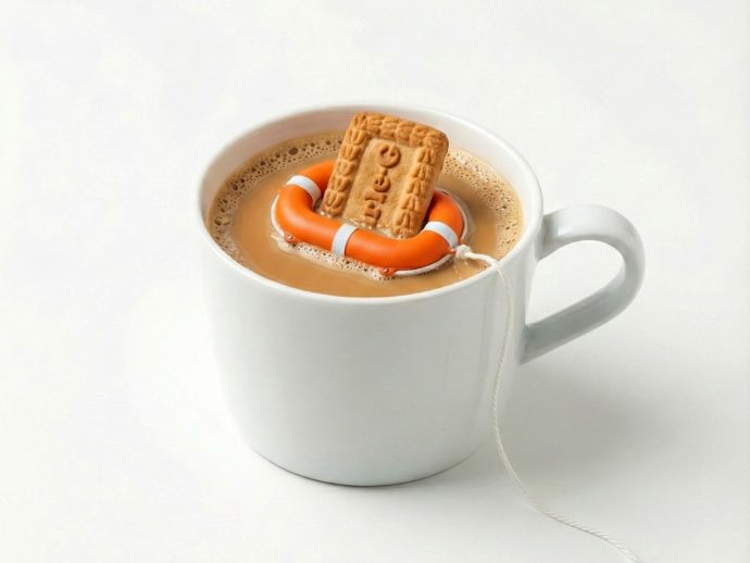 The ‘Biscuit Saver’ saves your Cookies And Oreos From Collapsing Into Your Beverage