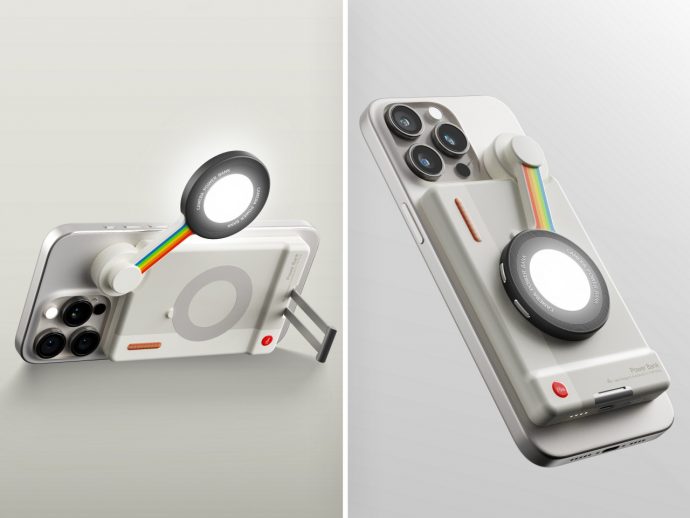 MagSafe Power Bank with Built-in Ring Light and Kickstand is a Vlogger’s dream-come-true