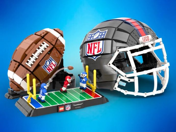 LEGO Ideas Gets Its First Proper 1:1 Scale NFL Football Collection and it’s Honestly Iconic