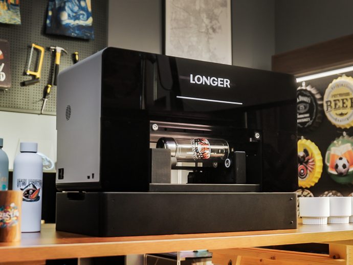 LONGER’s $1,499 Dual-head UV Printer Prints iPhone Cases, Braille, and Custom Merch in 6x Speed