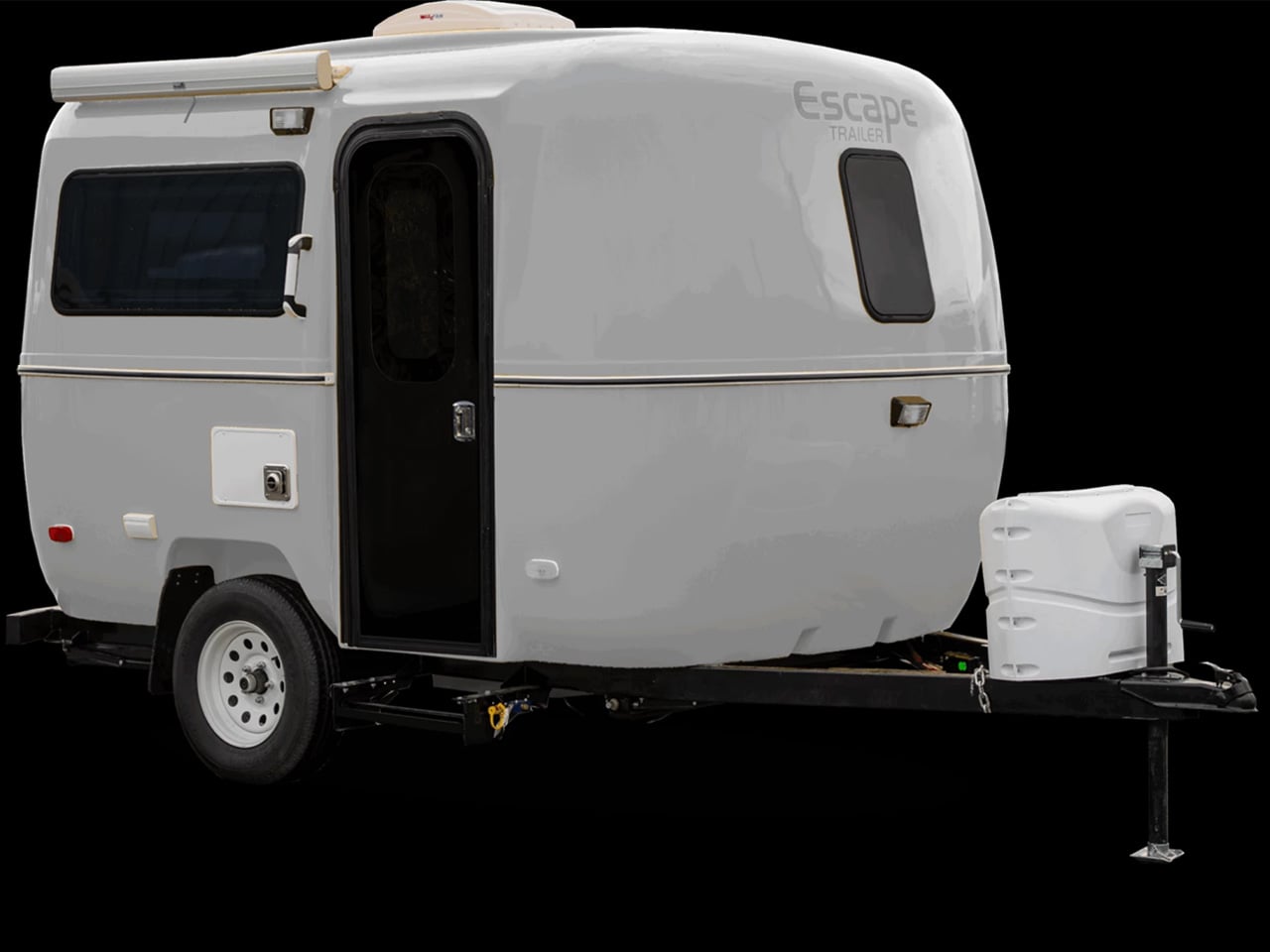 Escape Trailer's 13-foot fiberglass egg trailer: fun adventures in a small package - Yanko Design