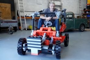 Life-size 3D-Printed LEGO Technic dune buggy turns a classic toy Into a drivable machine