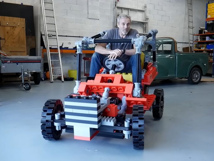 Life-size 3D-Printed LEGO Technic dune buggy turns a classic toy Into a drivable machine