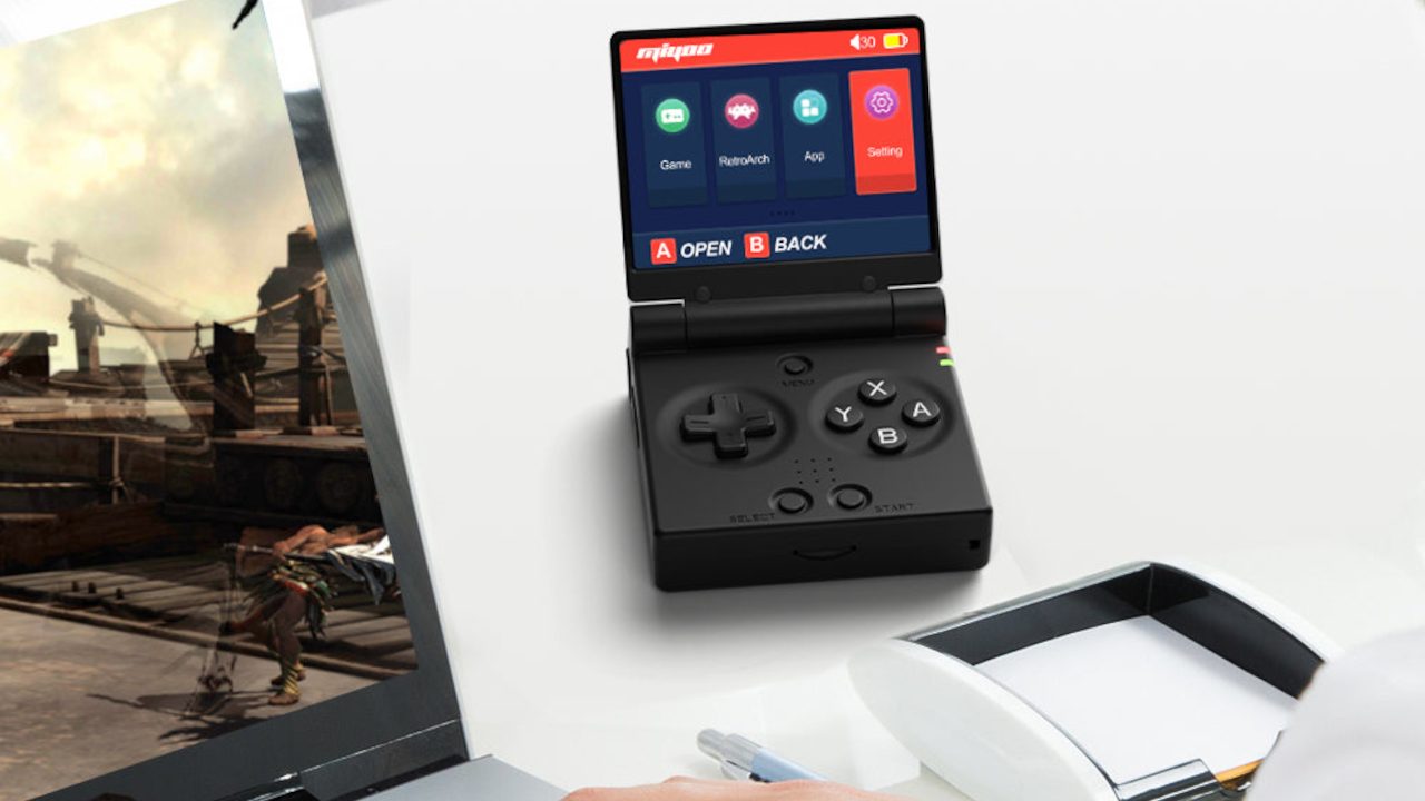 Miyoo Mini Flip Shrinks Retro Gaming into a 2.8-Inch Folding