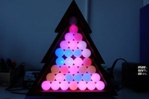 Music-reactive LED Christmas tree turns holiday decor into an interactive display