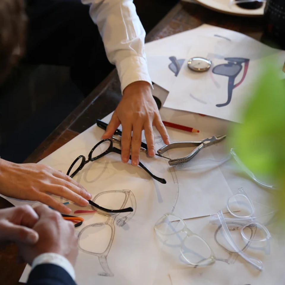 Shinzo Tamura Designs Sunglasses From the Inside Out - Yanko Design