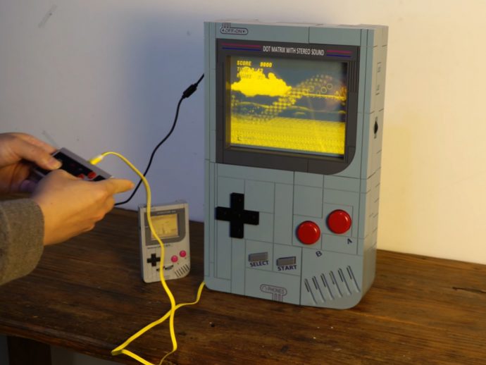 Super Game Boy is a huge handheld that plays classic arcade games