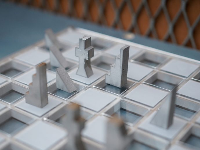 The Chess Set That Plays By Touch, Ships Flat, Wastes Nothing