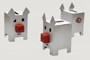 This $10 Metallic Piggy Bank Is Actually Made of Paper