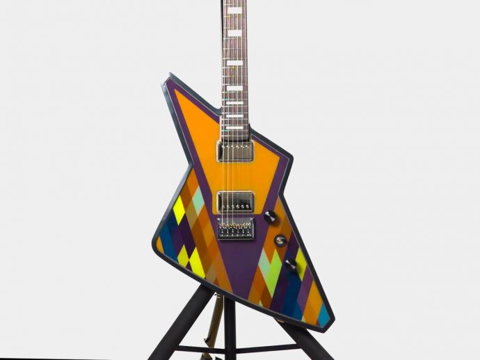 This $3,500 Guitar Changes Colors via Bluetooth, No Repainting Needed