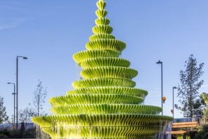 This Bright Green Fountain Just Made London’s New District Unmissable