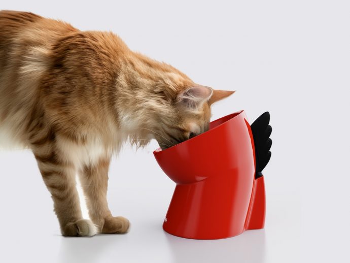 This Dinosaur-Shaped Cat Bowl Reimagines Feeding as a Thoughtful Daily Ritual