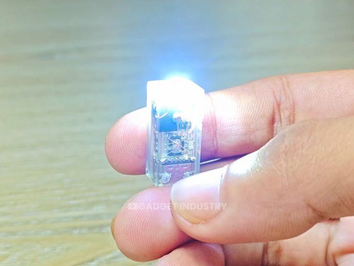 This fingertip-sized flashlight pushes rechargeable EDC to its absolute limit