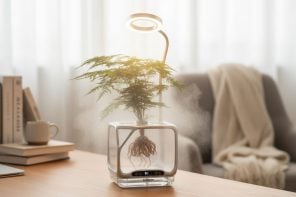 This $89 Planter Grows Plants in Mid-Air Without Soil or Water