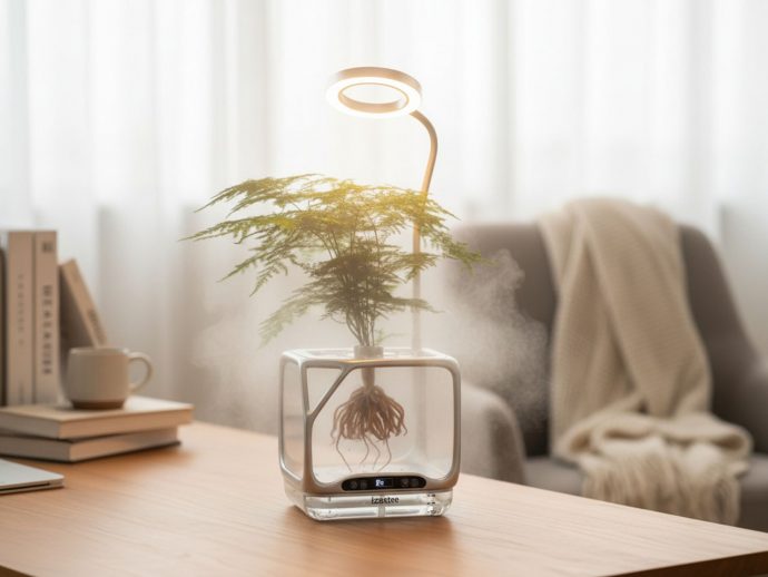 This $89 Planter Grows Plants in Mid-Air Without Soil or Water