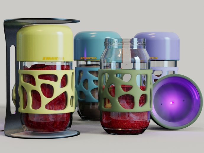 This Smart Jar Lid Uses UV Light to Keep Your Food Fresh Longer