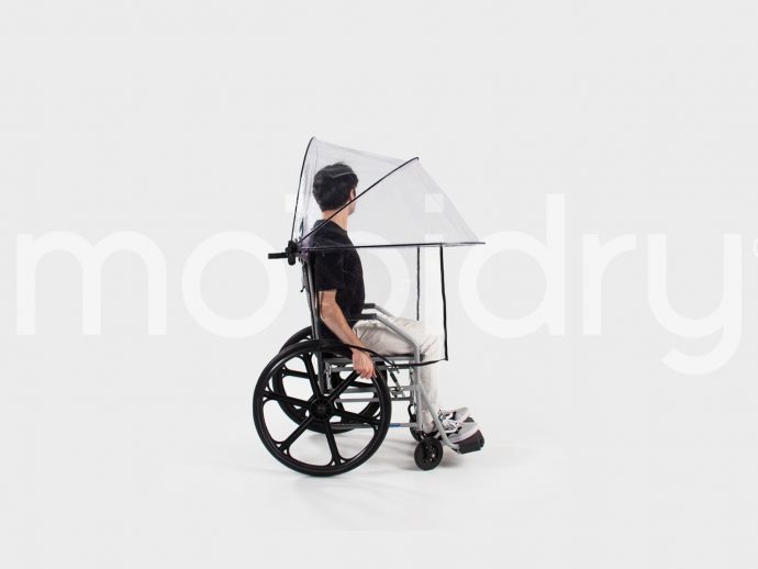 This Wheelchair Dryer Just Made Rainy Days Way Less Awkward