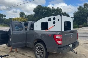 Tiny Camper Company’s Stubby is $2,900, all-composite slide-in camper built to last