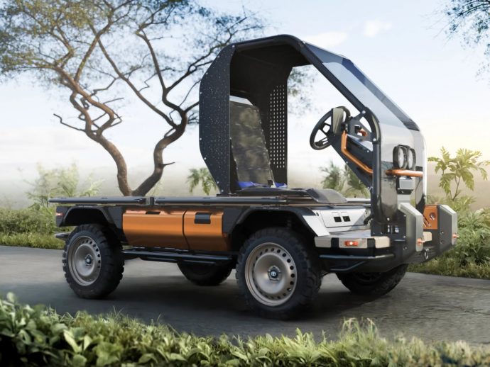 Toyota IMV Origin rethinks modular truck design with a vehicle that arrives unfinished