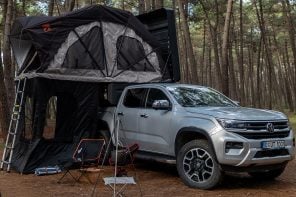 Turkish RV maker just dropped ‘most durable and lightest’ full-bodied pickup camper with unfurling rooftop tent