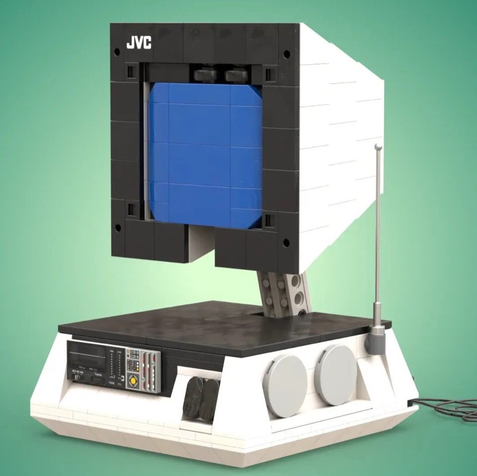 JVC レトロ　ピラミッド型テレビ The JVC Pyramid TV That Defined Retro Futurism in the 70s Now