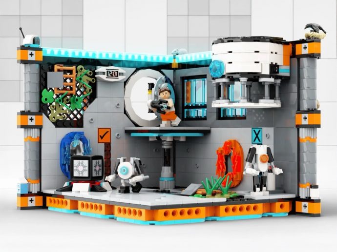 This LEGO Portal 2 Set Lets You Design/Build Your Own Test Chambers With 1,280 Pieces