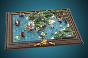 Modular LEGO Pirate Map (With A Kraken) Lets You Redesign Your Own Adventure Every Single Day