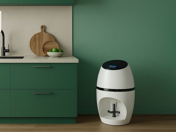 Home Composter Concept Makes Real Soil in 2 Weeks, Not Dehydrated Flakes